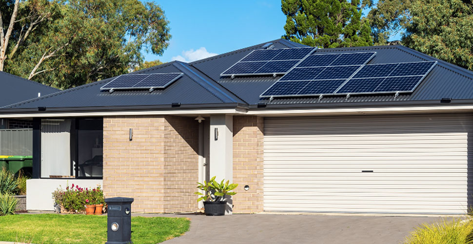 Solar Panels on a Home