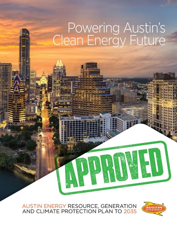 Flyer about Powering Austin's Clean Energy Future