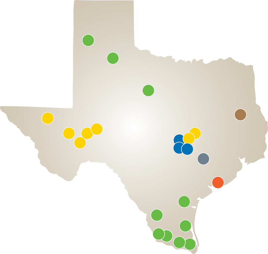 Texas Energy Generation Map